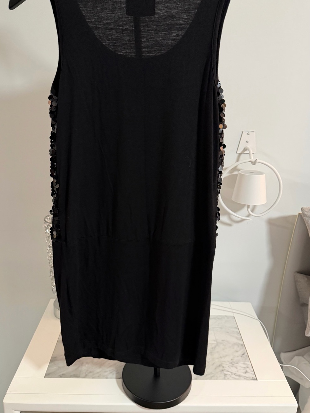 Romeo & Juliet Couture Black Sequin Mini Dress - Picture 2 of 3